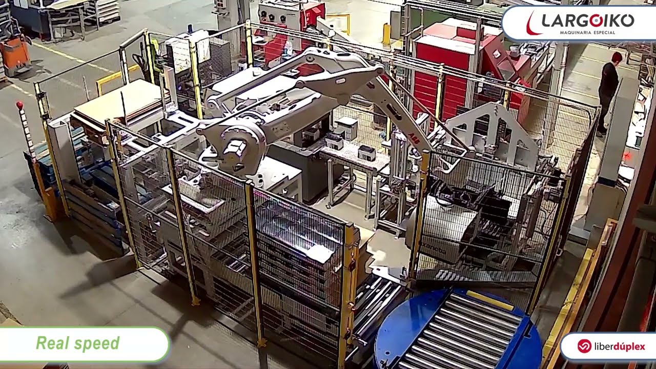 PaL-F Palletizer for high speed bookbinding lines