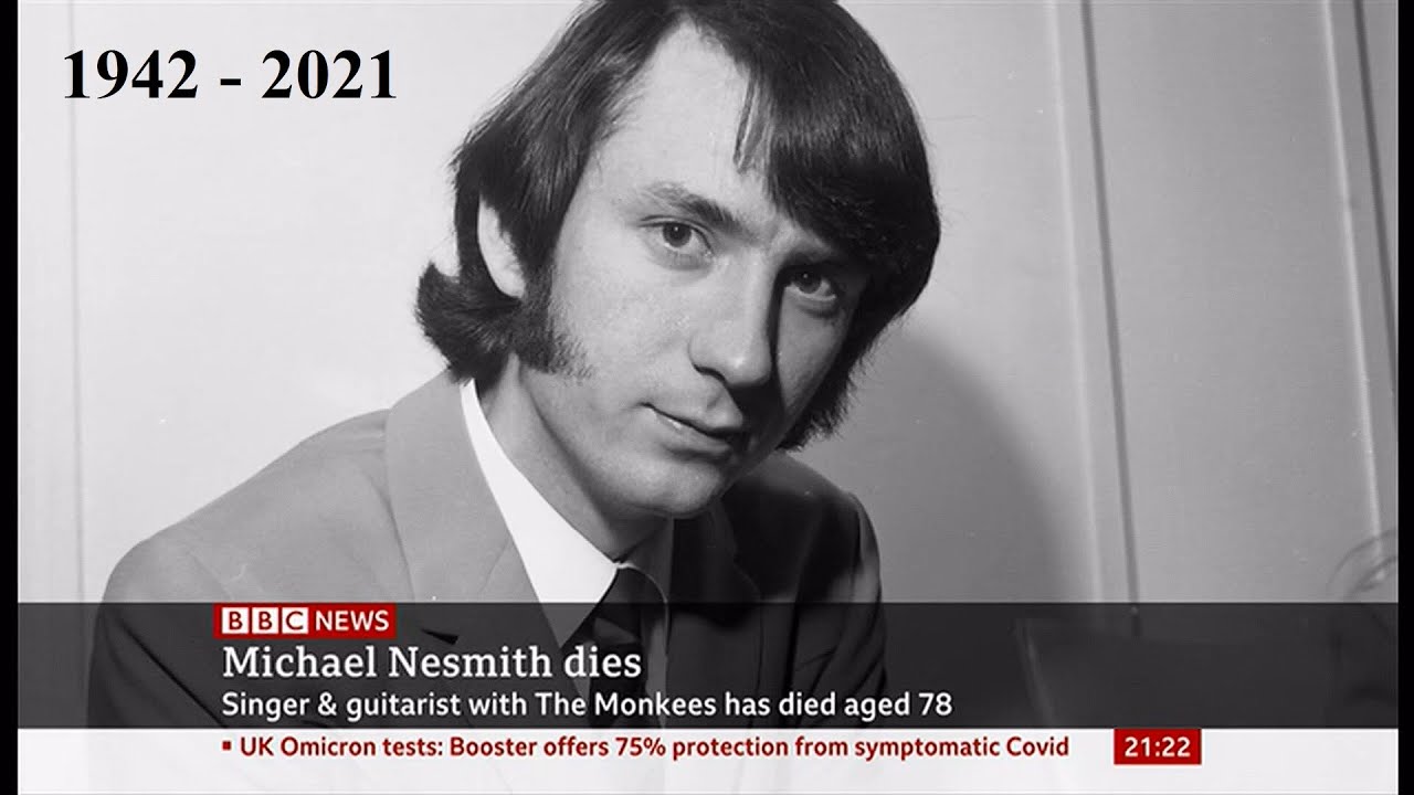Michael Nesmith passes away (1942 - 2021) (USA) - BBC News - 10th December 2021