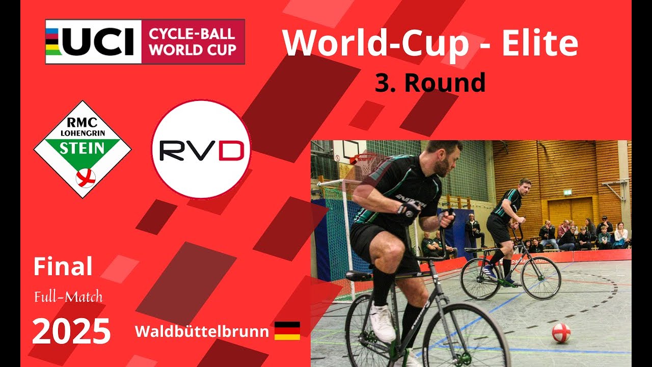 [Radball WC-2025 3.Round Waldbüttelbrunn] RMC Stein 1 x RV Dornbirn 1 [FINAL]