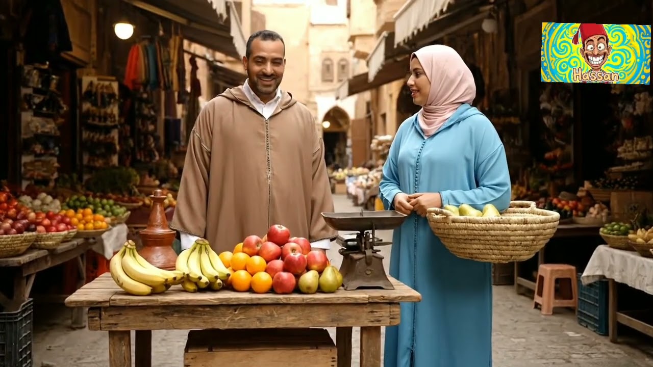 راجل كيبيع البنان والتفاح فزنقة مغربية 🇲🇦🍌🍎 | قصة قصيرة مؤثرة