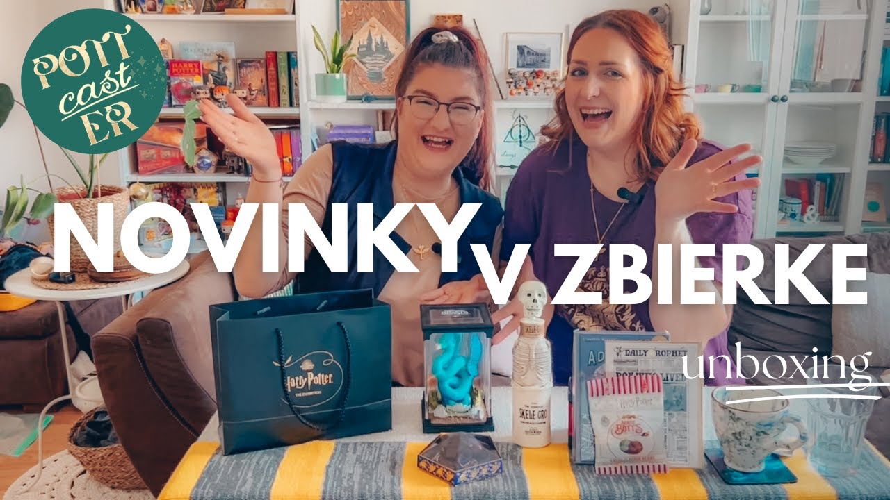 Unboxing rekviz&iacute;t z Barcelony, darovačka a sviečky Charmed Aroma | POTTcastER | Harry Potter podcast