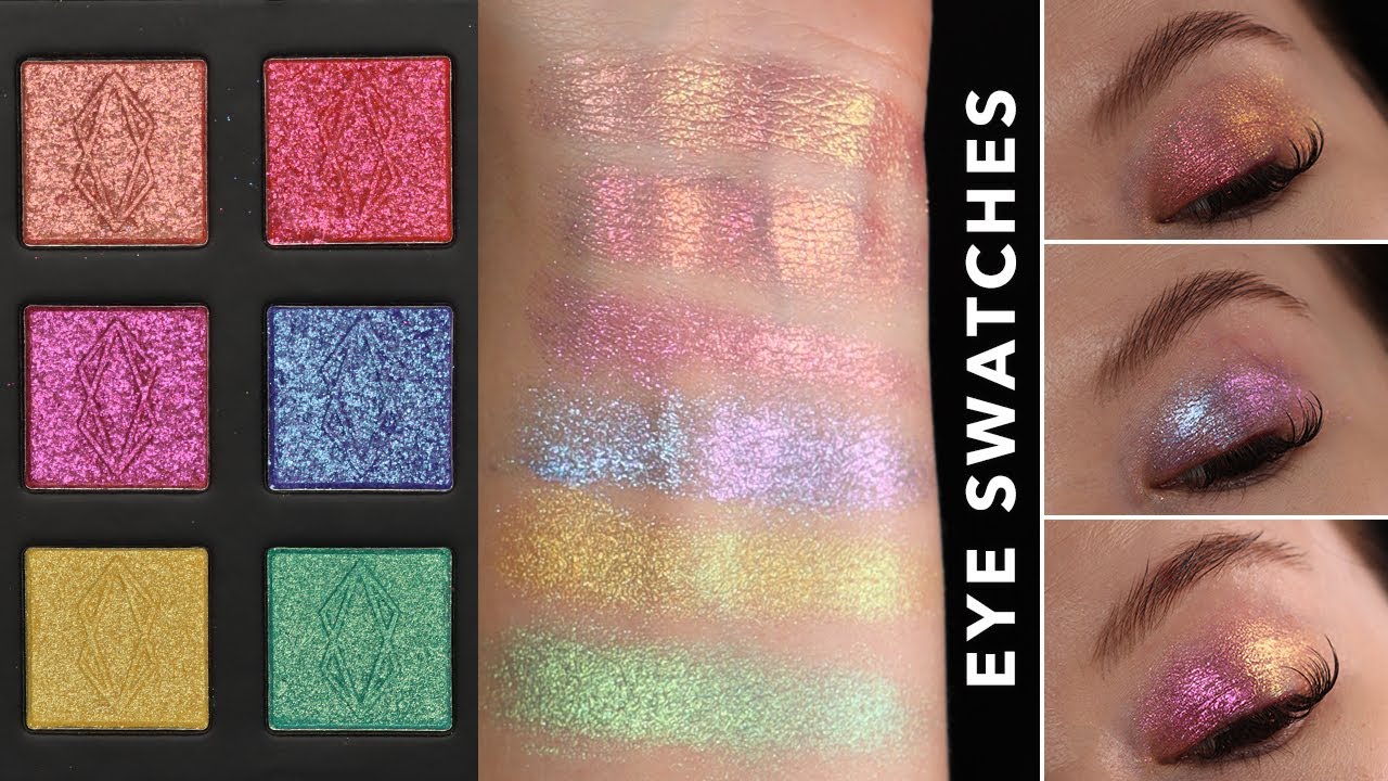 Lethal Cosmetics Multichromes | Образцы теней для век и сравнения