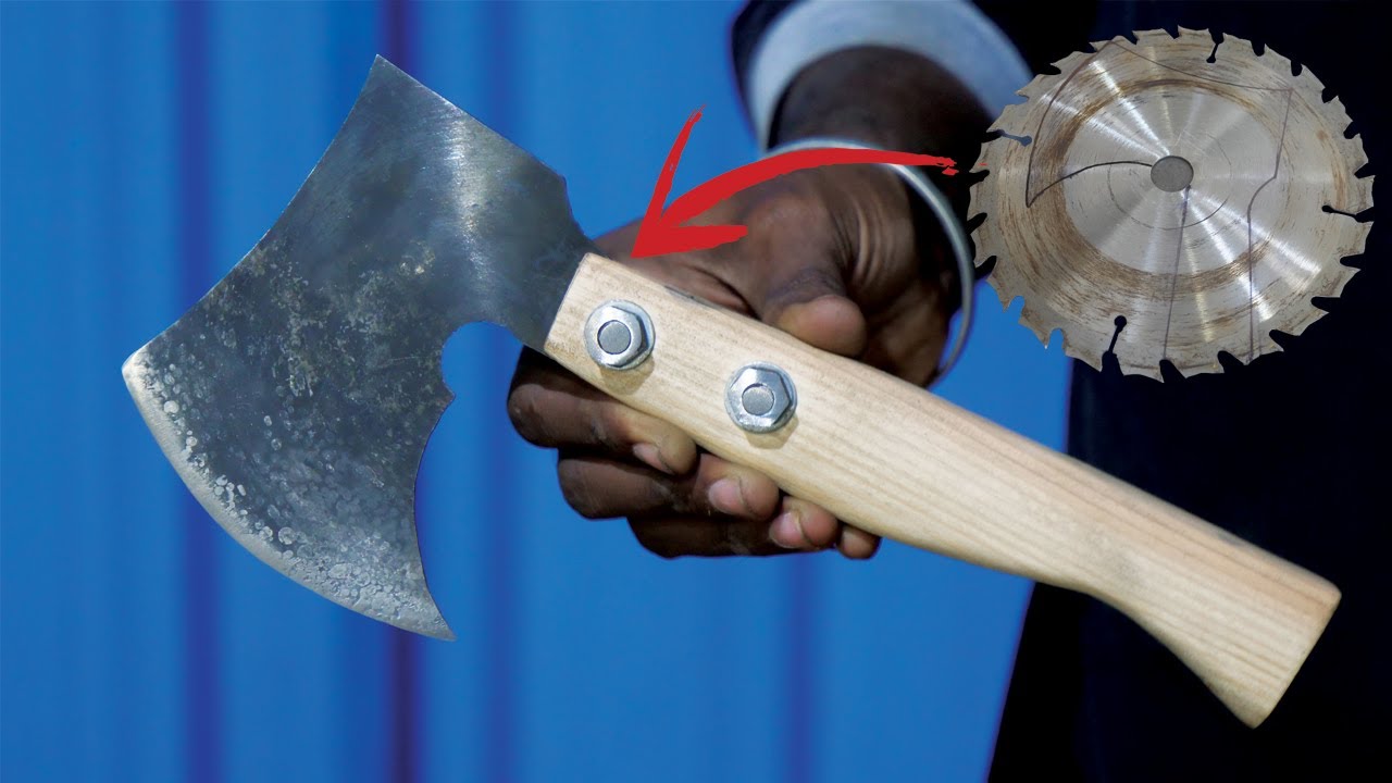Making a Mini Axe from Circular Saw Blade