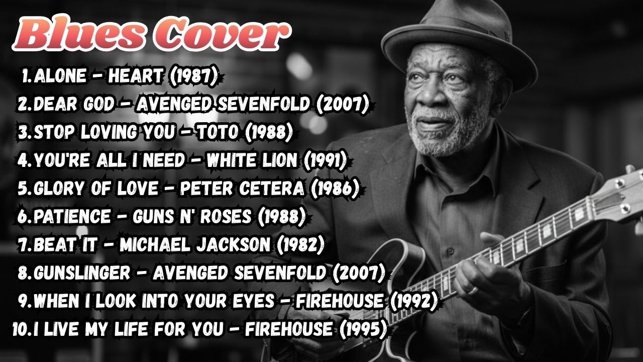 Slow Blues Guitar Cover of Popular Songs - Emotional & Soulful | Zone Album