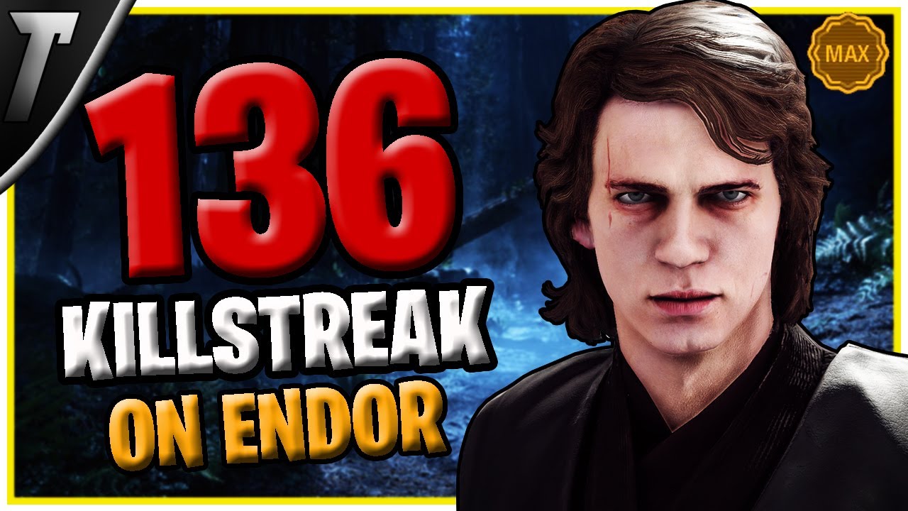 Star Wars Battlefront 2 Anakin Skywalker 136 Killstreak (Endor)