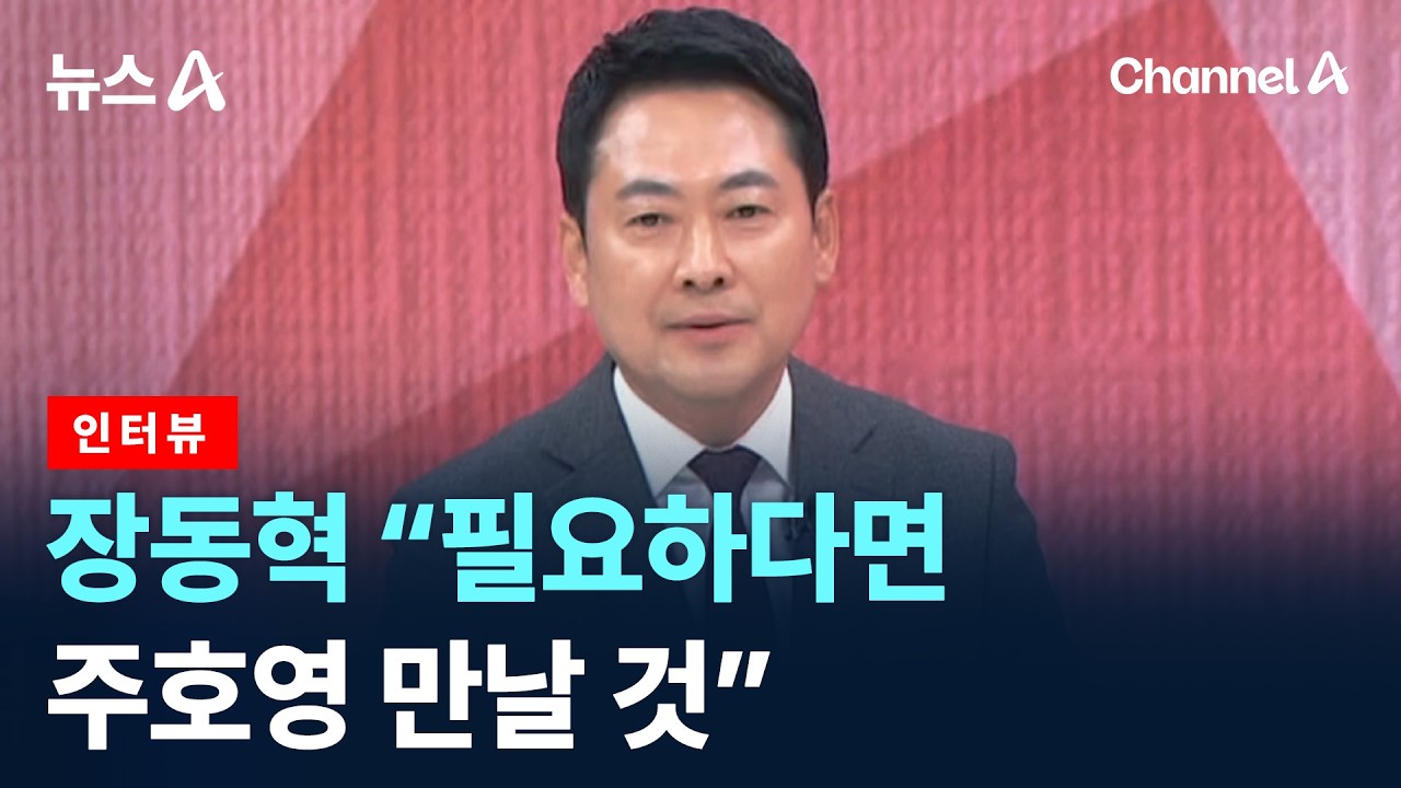 [인터뷰]장동혁 &ldquo;필요하다면 주호영 만날 것&rdquo; / 채널A / 뉴스A