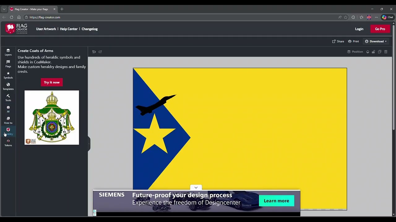 making a flag