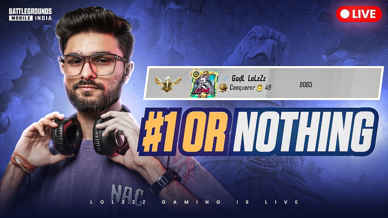 #1 EK SAPNA? | CONQUEROR RANK PUSH | BGMI LIVE