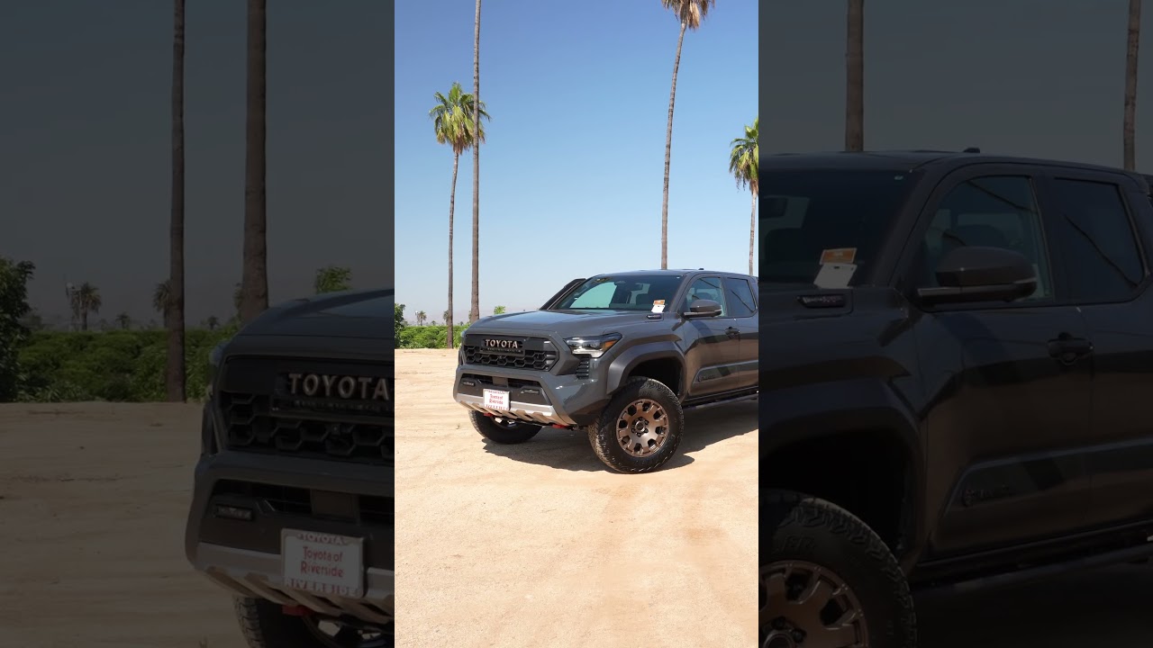 Trail-ready off the lot. The #Tacoma #Trailhunter is all in&mdash;now at Toyota of Riverside.