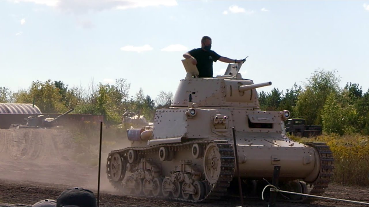M 14/41 Tank in Action at Aquino Tank Weekend 2021