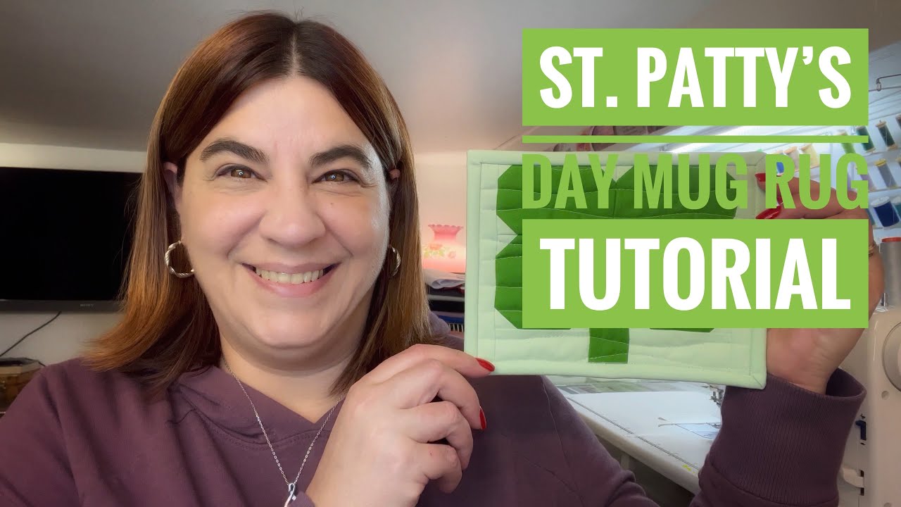 St-Patrick's Day Mug Rug Tutorial