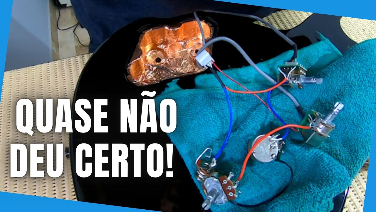 Guitarra Les Paul Michael Instalei toda a parte elétrica Epiphone com Push Pull | SEM SOLDA ? Ep01