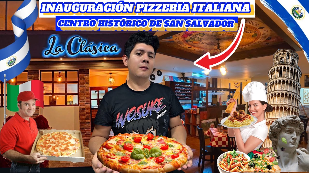 Inauguración pizzería centro histórico de San Salvador