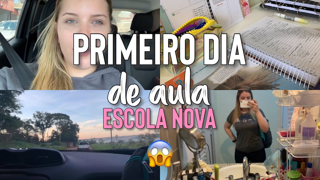 PRIMEIRO DIA DE AULA😱 *escola nova* |Studyvlog 06-Bela’s Studies