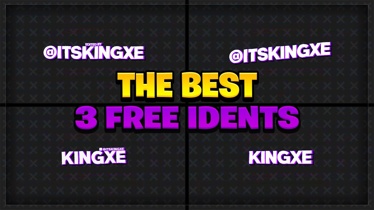 THE *BEST* 3 FREE IDENT/EDITED BY INTRO TEMPLATES! [Free Project File]