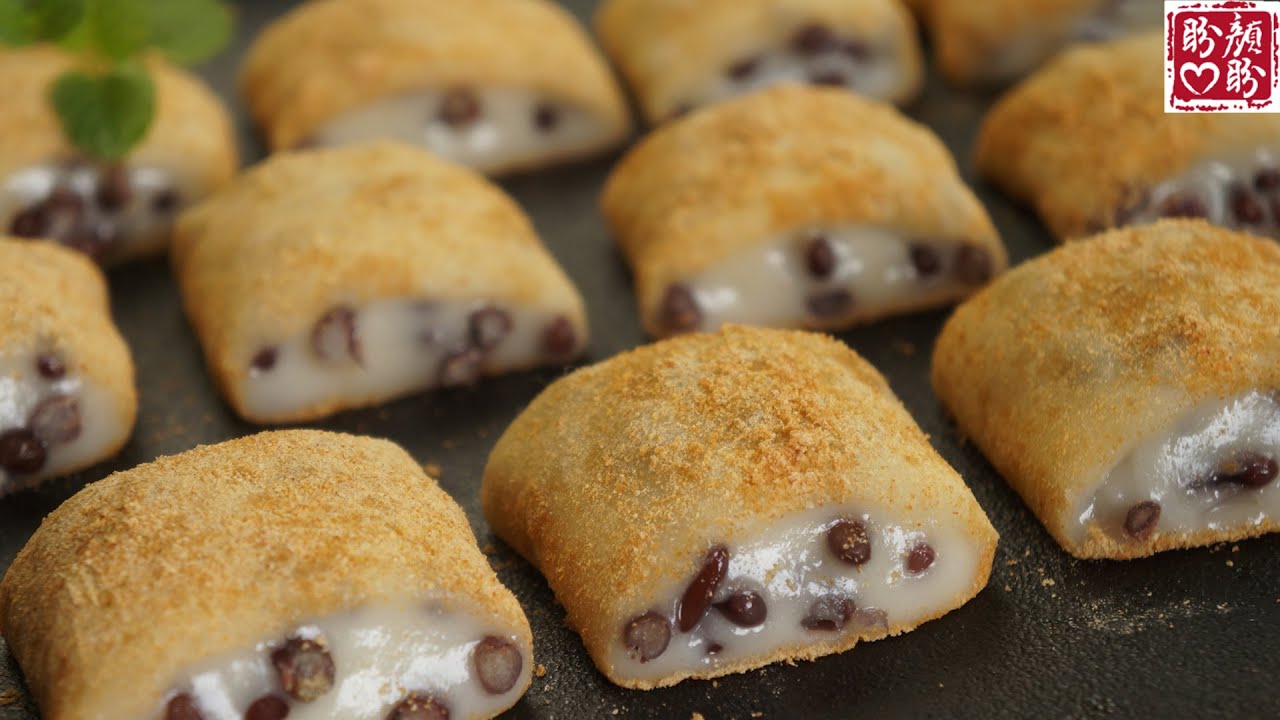 Red bean glutinous rice cake，超级好吃的红豆糯米糕，香甜可口，软糯有弹性，做法非常简单！