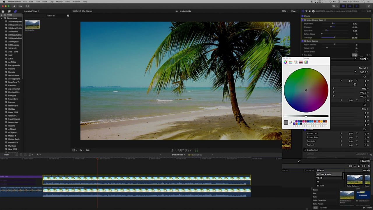How to Avoid the Color Board in Final Cut Pro X