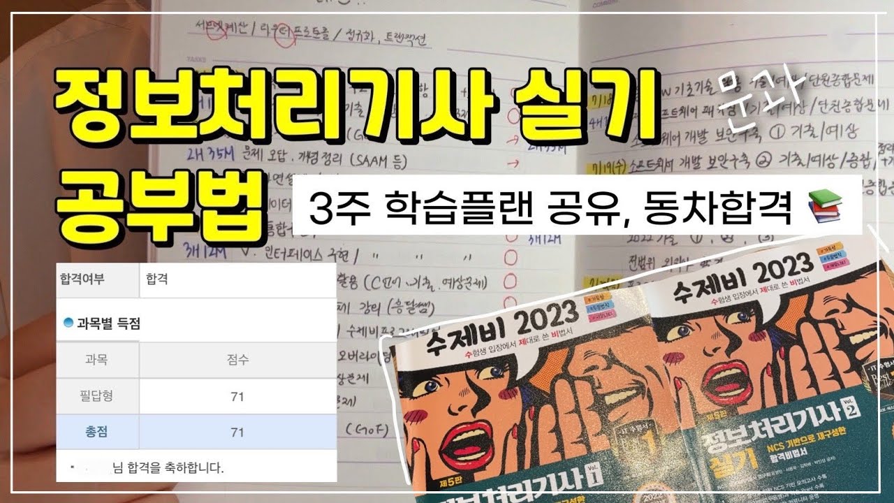 정보처리기사 실기 공부법 🧑‍💻💻  동차합격 • 비전공자 • 공부계획 공유 • 프로그래밍 언어 공부 꿀팁