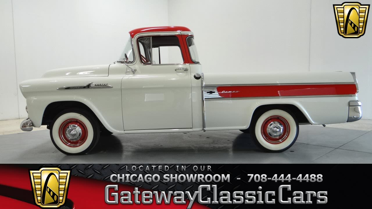 1958 Chevrolet Apache Cameo Gateway Classic Cars Chicago #686