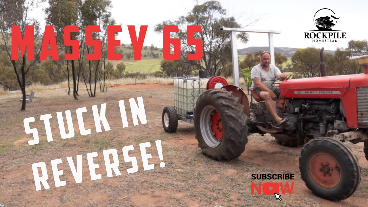 Как починить Massey Ferguson 65, застрявший при движении задним ходом! | Усадьба без доступа к эл...