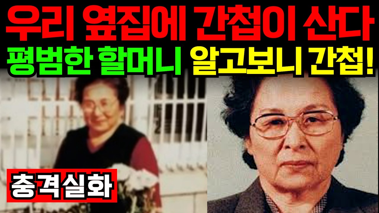 최고령 70대 간첩 . 그 누구도 의심하지 않았다.
