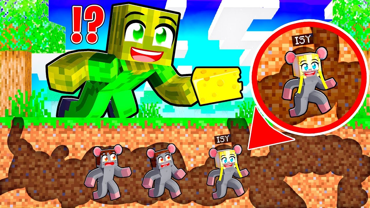 VERSTECKEN SPIELEN als MÄUSE! 🌸 Minecraft