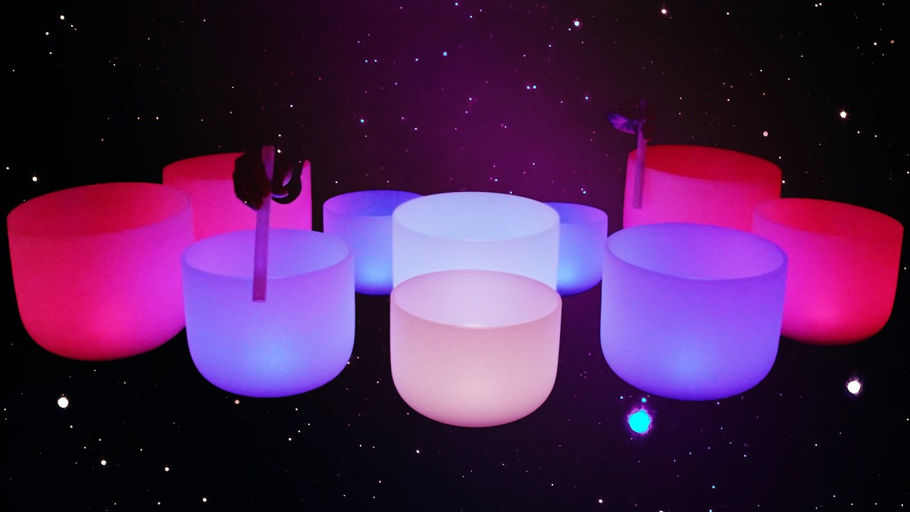 Calm The Mind Relax The Body - Crystal Bowls Healing Sounds - 432Hz Soundbath