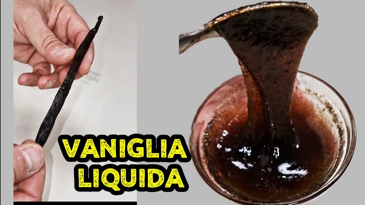 COME FARE LO SCIROPPO DI VANIGLIA-con baccello di vaniglia intero con tutta la buccia esterna