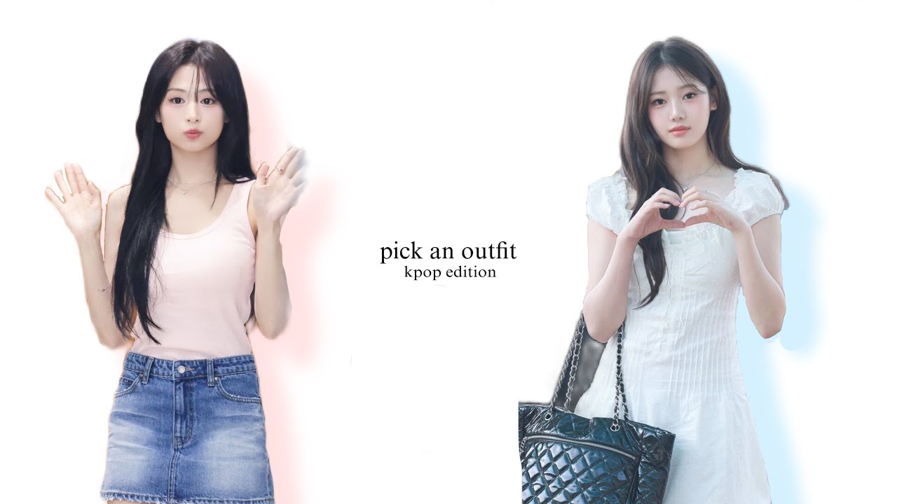 pick an outfit K-pop edition || this or that || kpop game 