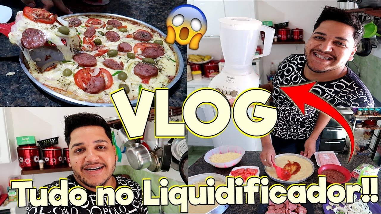 PIZZAS SUPER FÁCEIS de FAZER, TUDO no LIQUIDIFICADOR - FICOU SENSACIONAL !!!