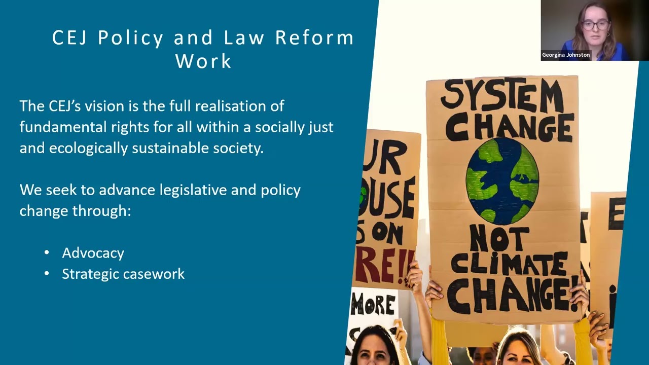Environmental Rights at the Local Level - A Centre for Environmental Justice Webinar.