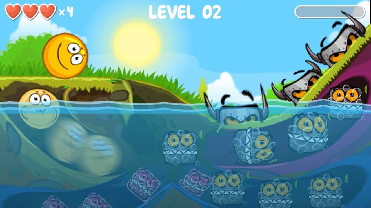 SUPER BIG YELLOW BALL RED BALL 4 LEVEL 1 TO LEVEL 15 PERFECT