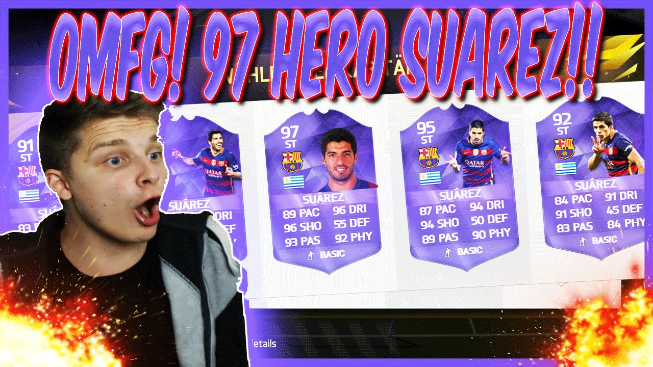 OMFG!! 97 HERO SUAREZ!! - FIFA 16: FUT DRAFT CHALLENGE ULTIMATE TEAM (DEUTSCH)