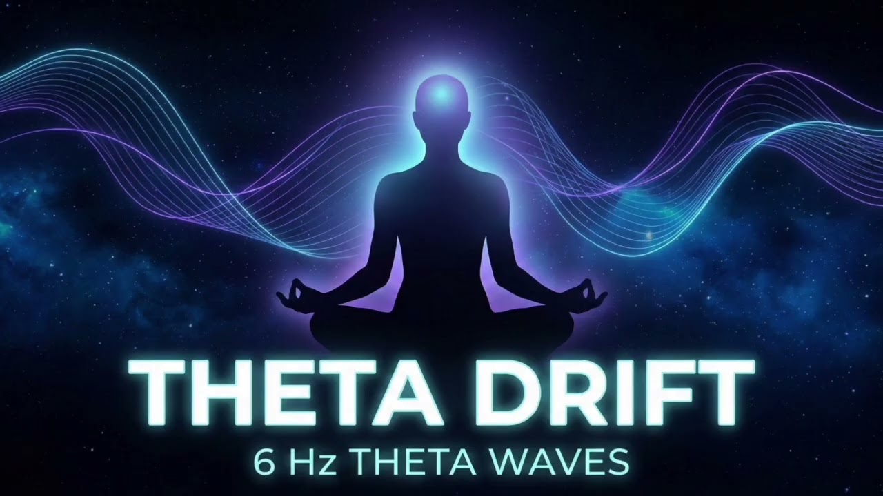 Theta Drift 6Hz 🌌 Deep Focus & Meditation Frequency | Brain Relaxing Sound @audiorap709 