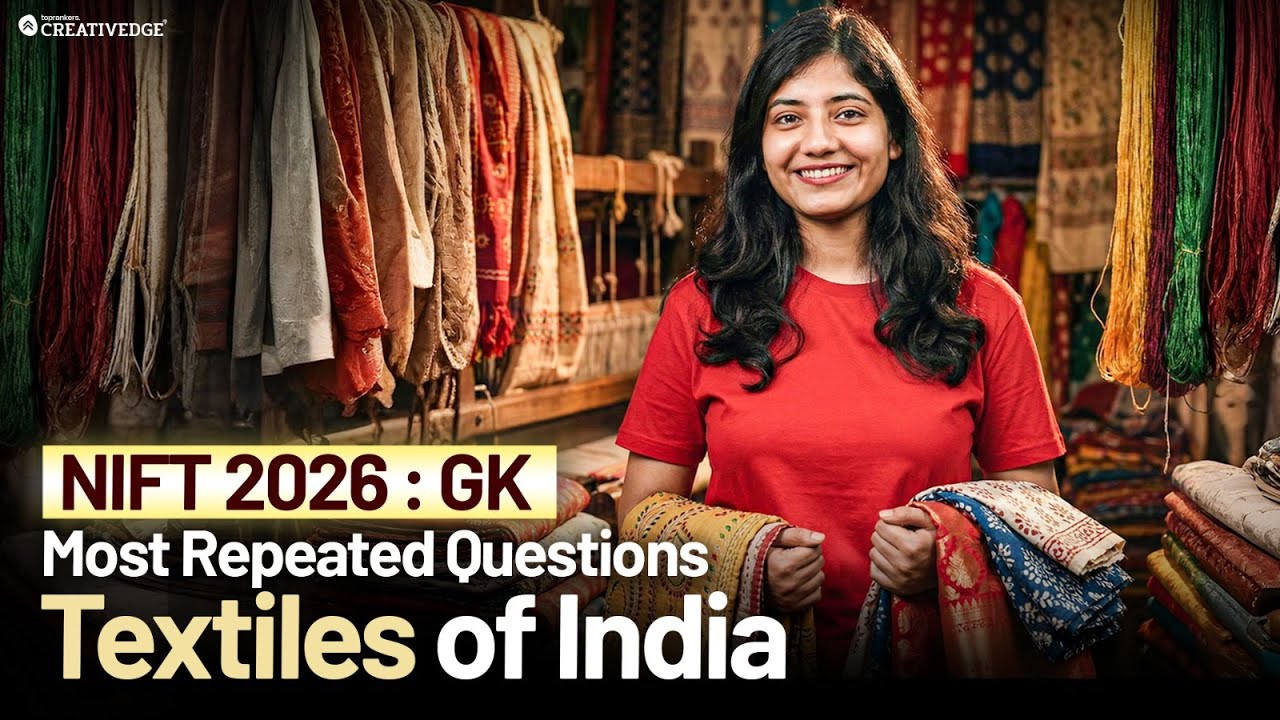 NIFT 2026 GK 🔥 Most Repeated Questions on Textiles of India | NIFT GK Repeated PYQs
