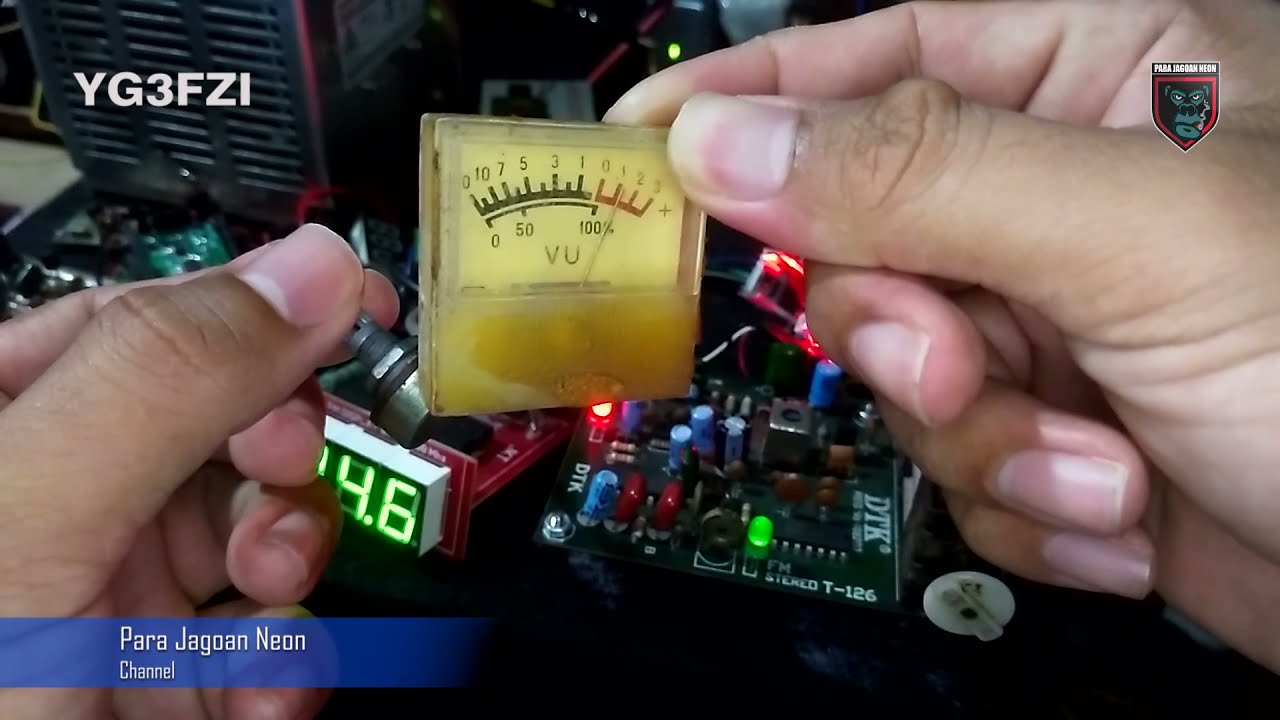 MEMASANG S-METER PADA RADIO TUNER FM STEREO : VU SIGNAL METER  #radio #fm #tuner #signal #yg3fzi