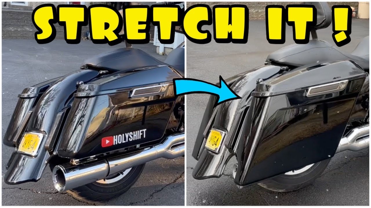 Advanblack stretched saddle bags  install