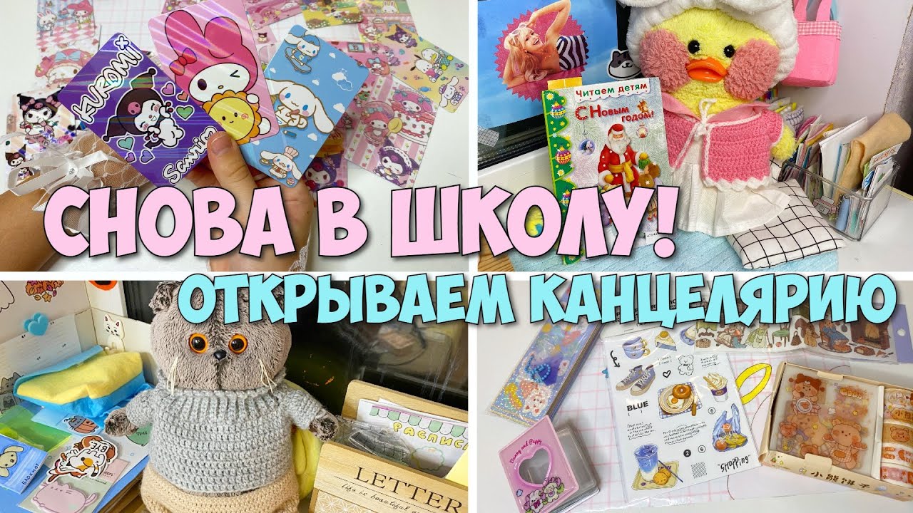 СНОВА В ШКОЛУ! Открываем канцелярию!