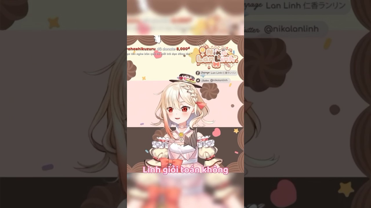 Nhiều khi thấy m&igrave;nh đ&uacute;ng l&agrave; thần đồng to&aacute;n học.C&oacute; nhận k&egrave;m To&aacute;n cho ai cần nh&eacute; #nikalanlinh #vtuber