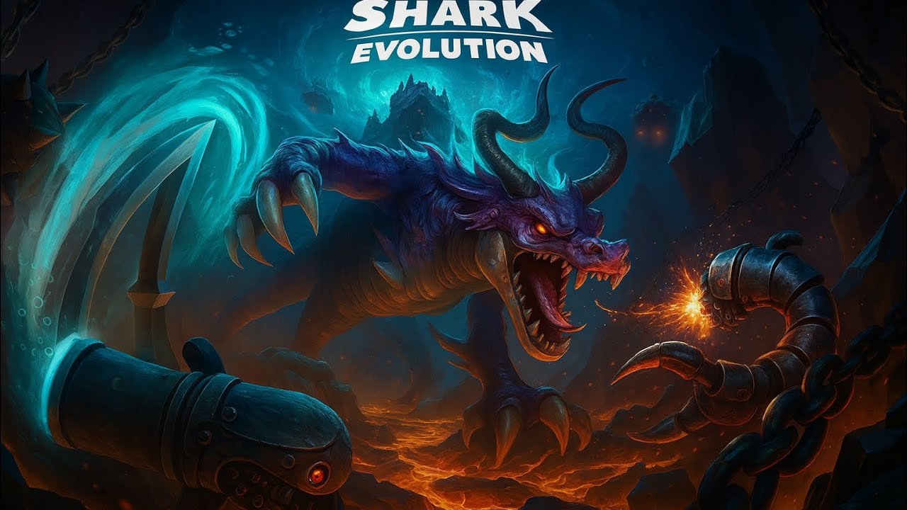 Astaroth Max Level Gameplay! Hungry Shark Evolution!