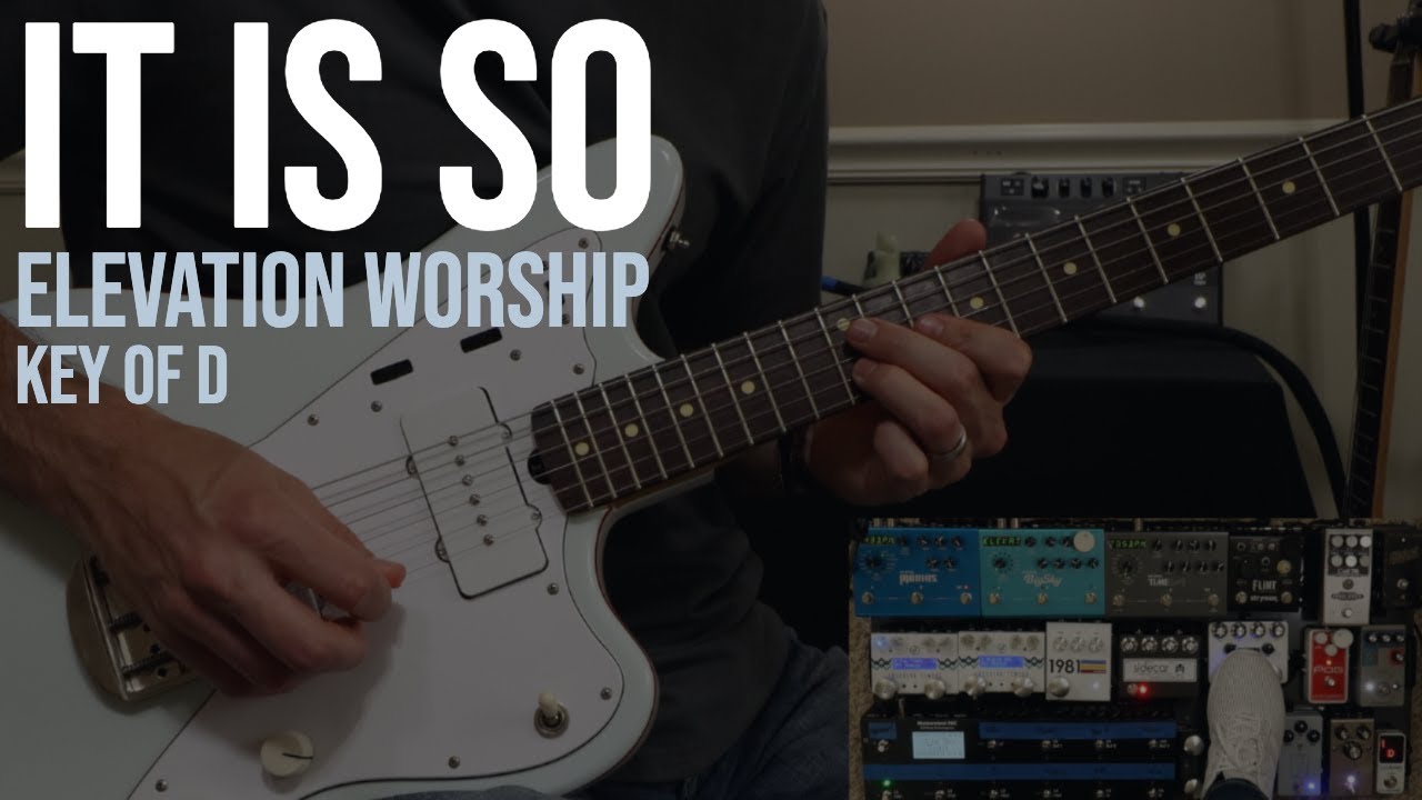 It Is So | Elevation Worship | Lead Guitar | Lambertones Ristrettos!