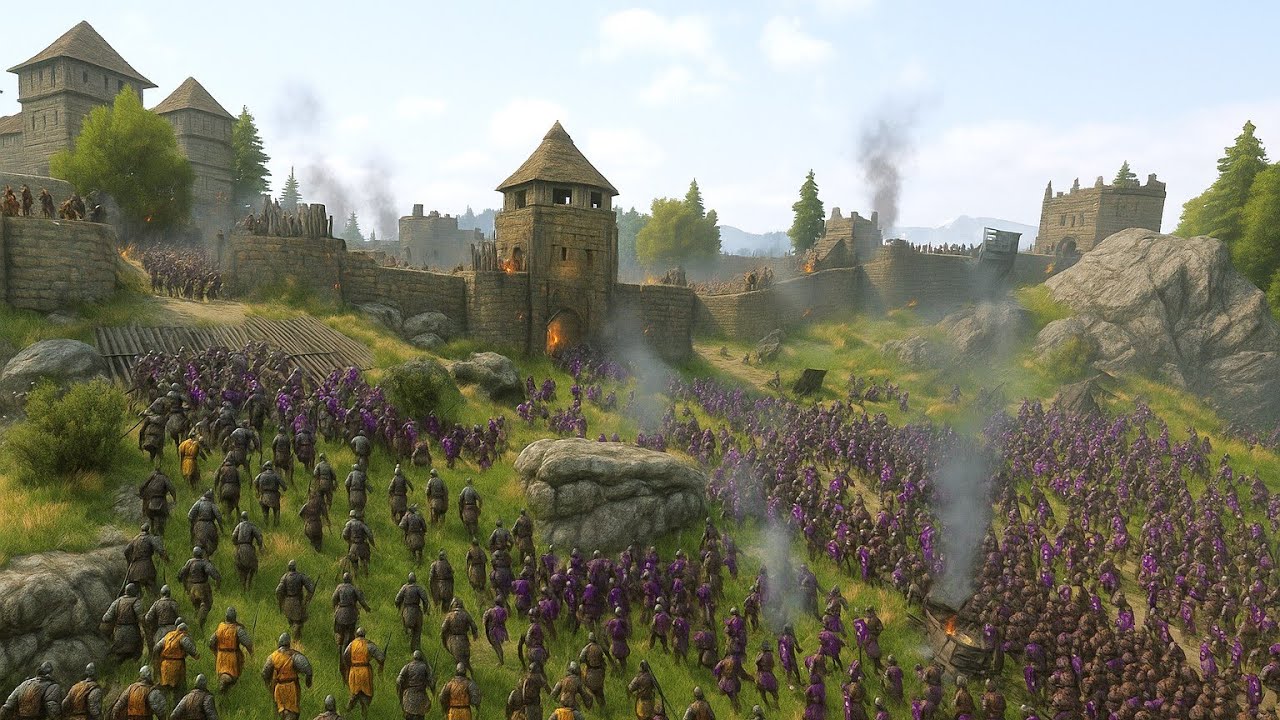 Empire vs Sturgians – (4000 vs 3500) Epic Castle Siege | Mount & Blade 2 Bannerlord