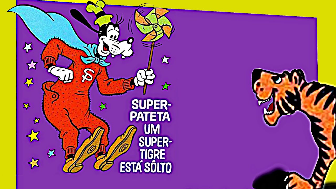 SUPER PATETA - Um Super Tigre Esta Solto | Quadrinhos Disney | Gibi Da Disney | Desenho