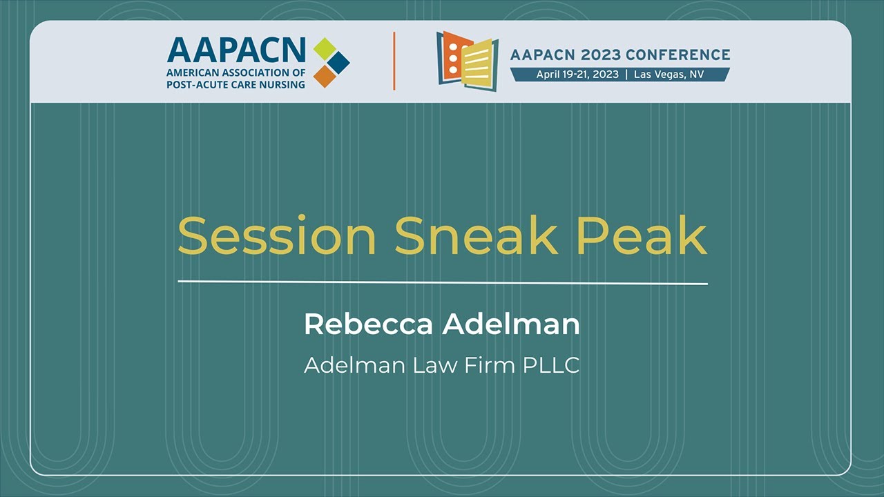 AAPACN 2023 Conference Breakout Session Sneak Peek with Rebecca Adelman