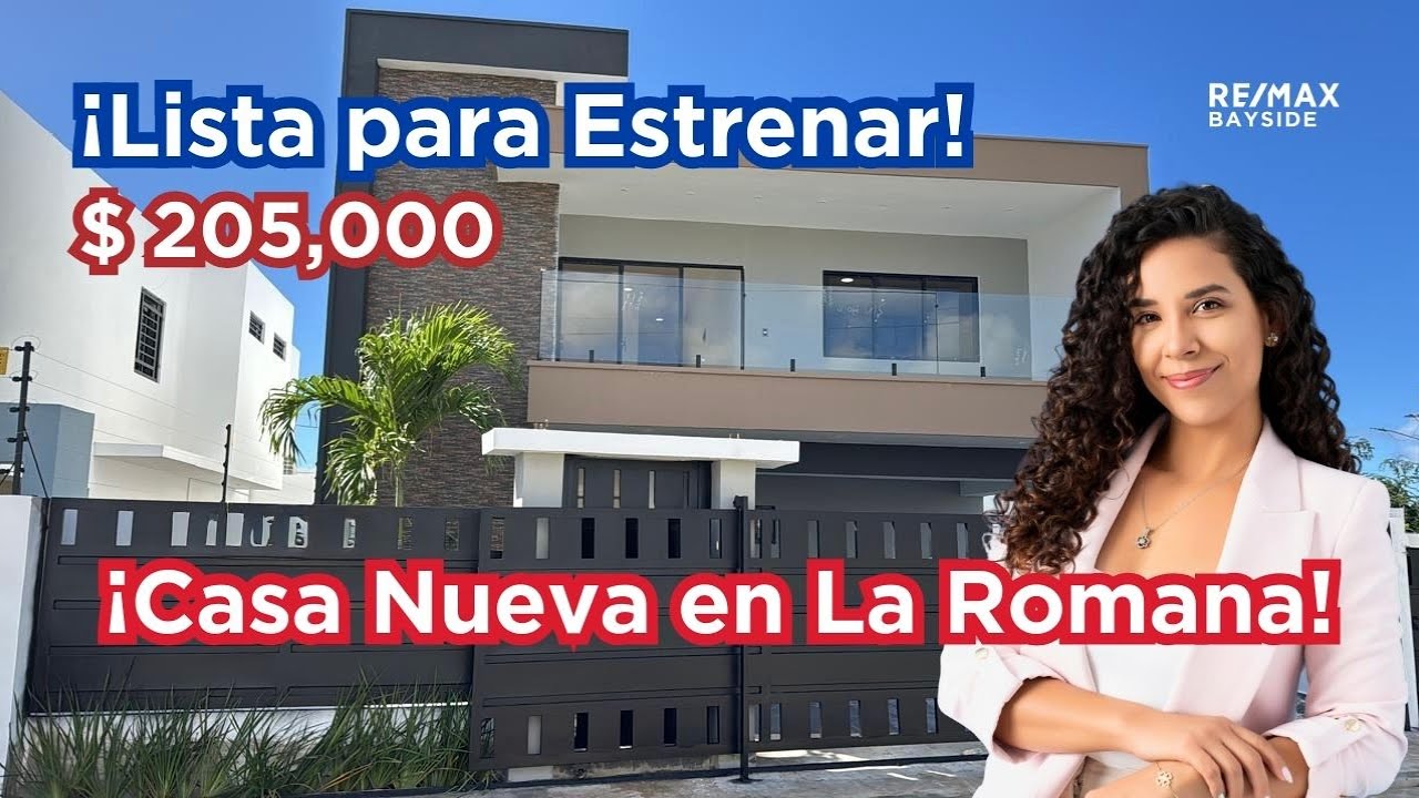 ¡Mudate Hoy! 🏡 CASA NUEVA Con Todo Lo Que Necesitas, La Romana