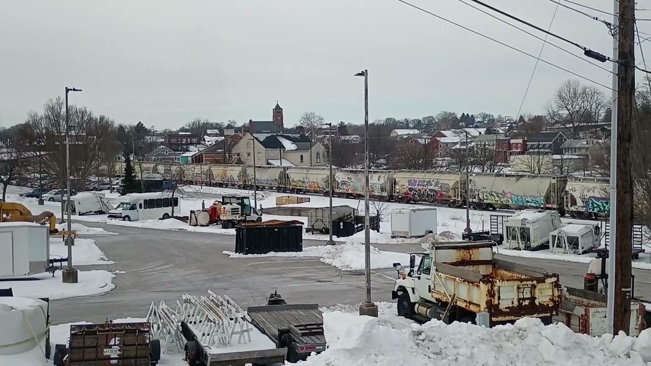 Maryland Midland cement train in Westminster md.