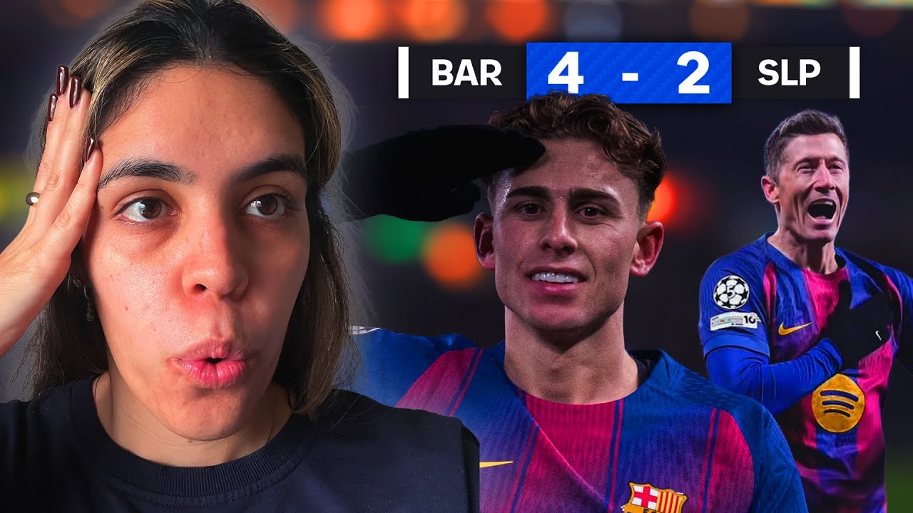 TOP 9 SO FAR. WHAT A GAME MAN… BARCELONA 4-2 SLAVIA PRAGUE MATCH REACTION, 