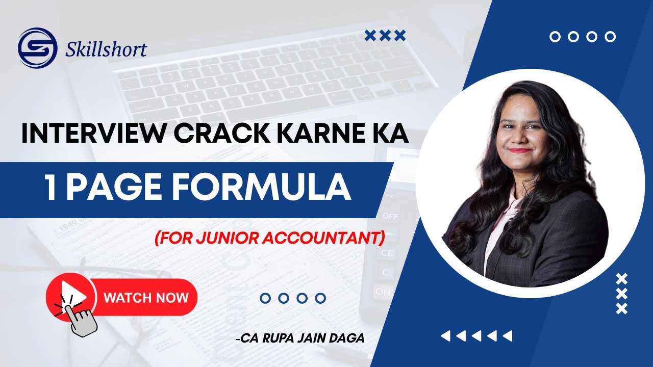 Junior Accountant Interview Preparation Guide | 100% Job Ready