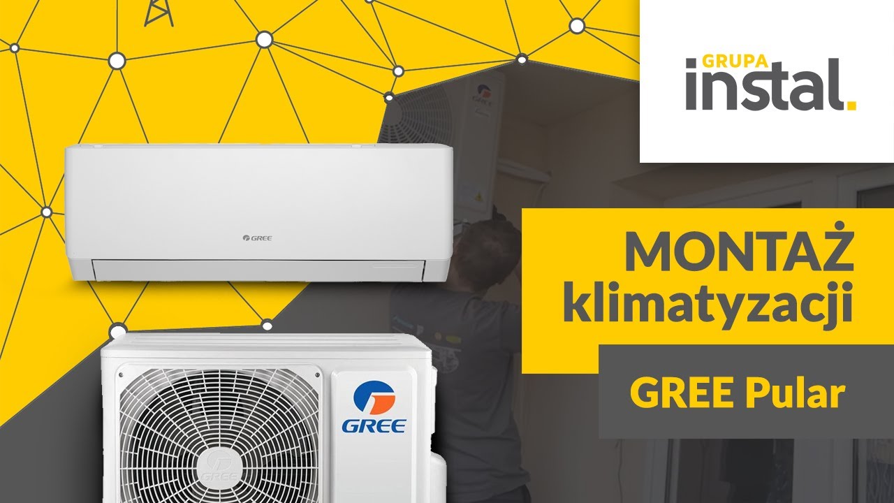 Montaż klimatyzacji GREE Pular 3,2 kW - Gliwice