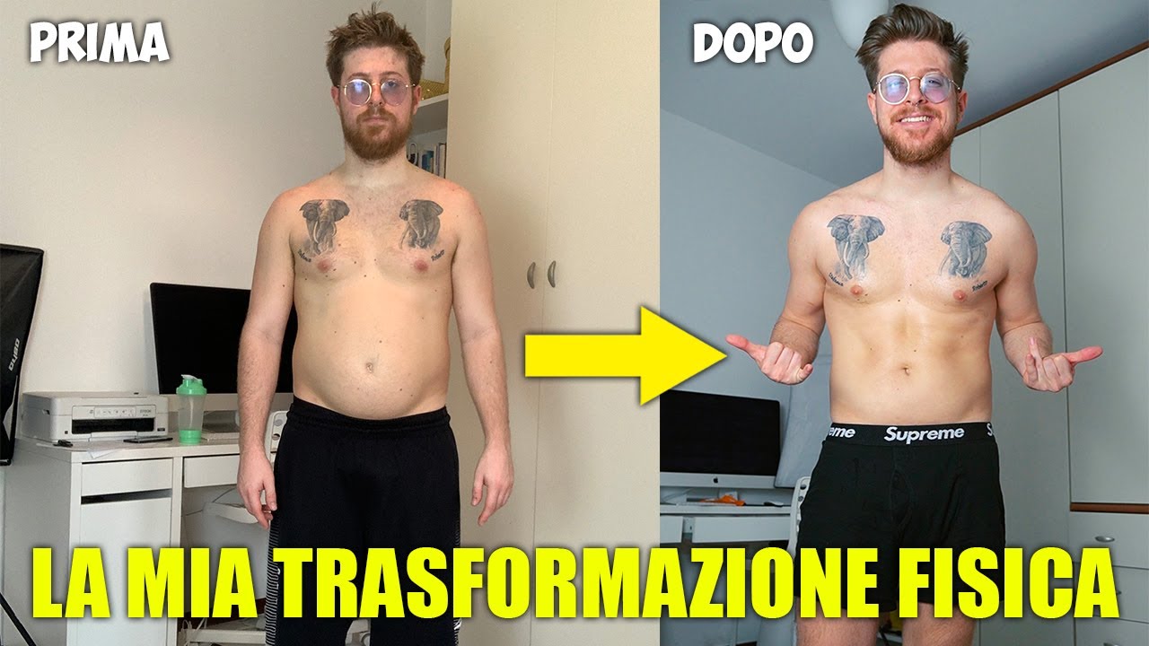 LA MIA TRASFORMAZIONE FISICA - COME HO PERSO PIÙ di 10 KG IN 2 MESI!